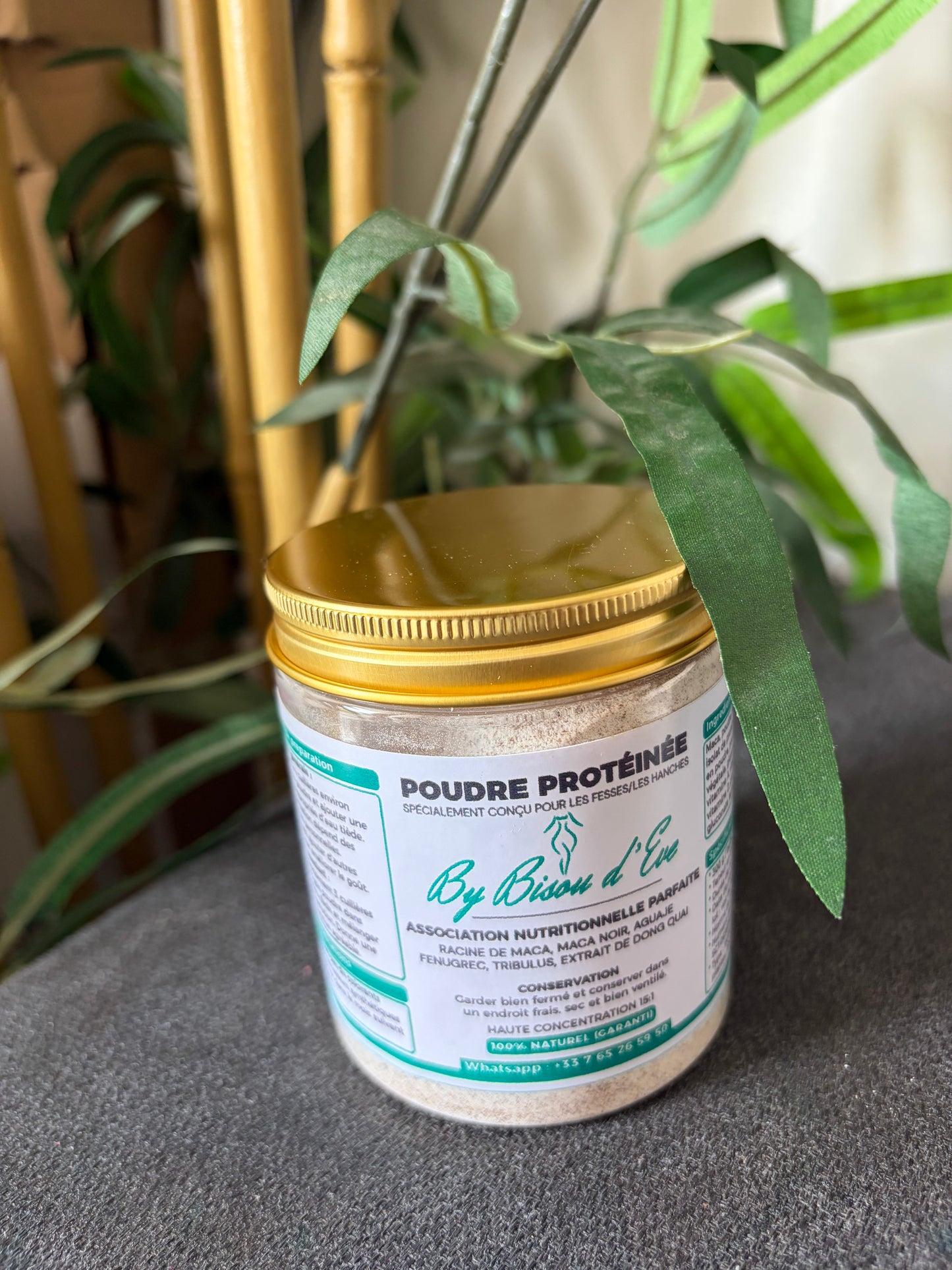 Poudre protéine spécialement conçue pour les fesses les hanches