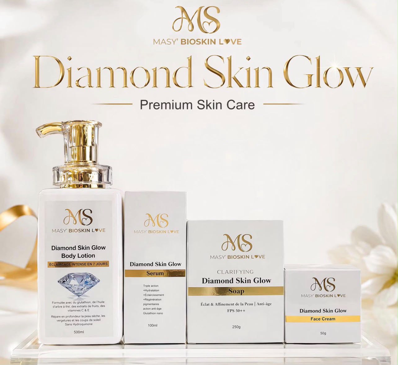 Gamme premium Diamond skin clow